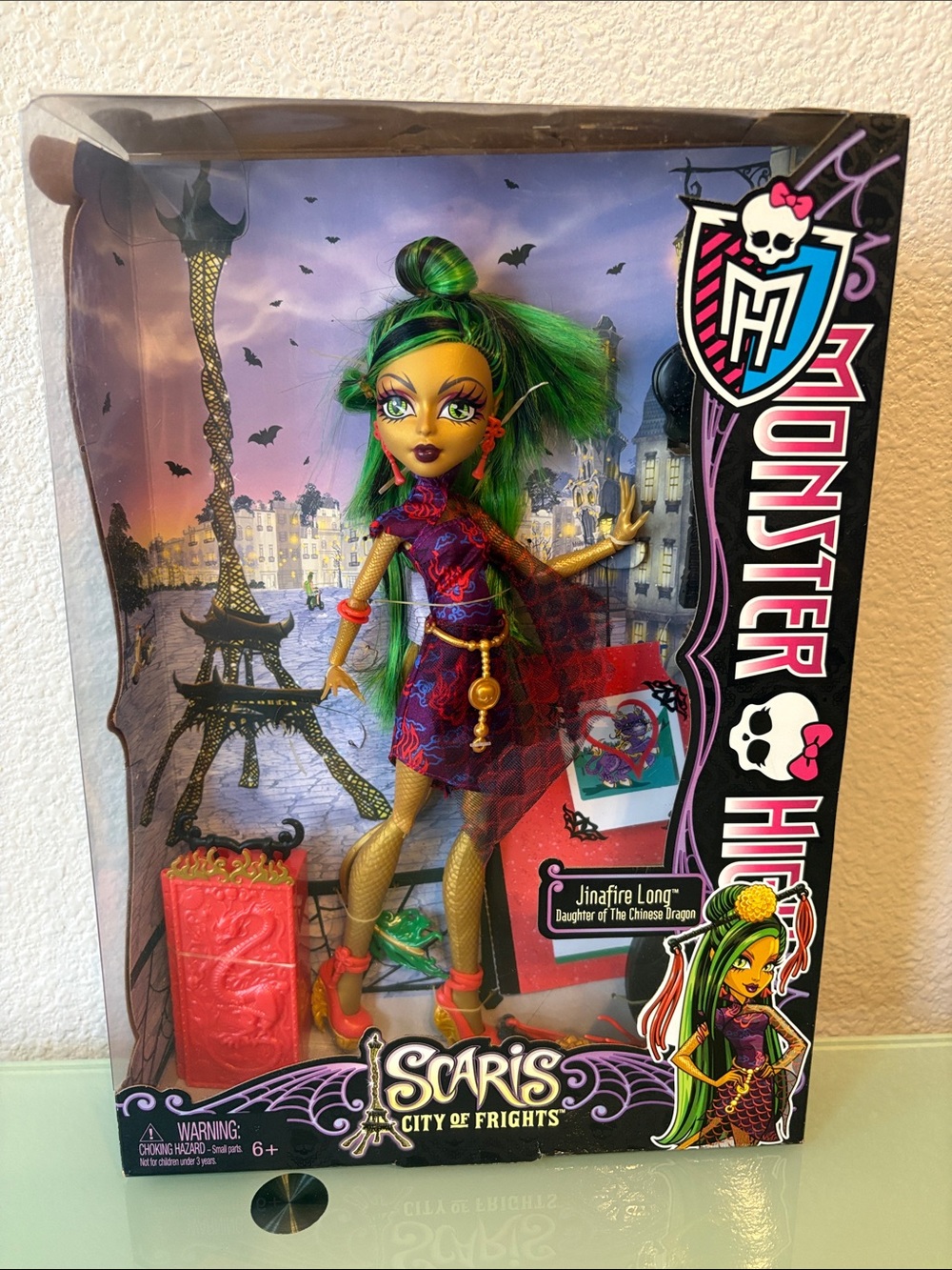 2012 Monster High Jinafire Long doll - Original Debut Release doll- Scaris
